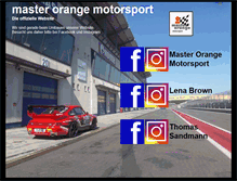 Tablet Screenshot of master-orange.de